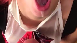 First Anal Session of a Slitty Schoolgirl Ended with Anal Creampie