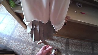 Insolent stepbrother destroys his hot stepsister's pussy and fills it with cum