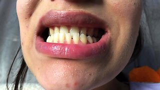 AmayaMori - Latina Stepmother Does Mouth Fetish And Plays