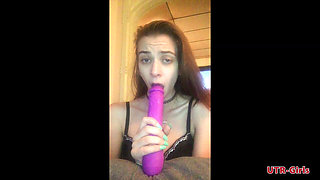 Kassee Utr Hot BJ on a Dildo