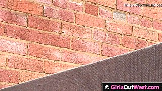 GirlsOutWest - Dark skinned hotties lick each others hairy pussy