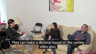 Slender Darkhaired Babe Craving The Taste Of A Warm Cum Load 1 - Female Agent