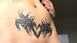 Solo ladyboy masturbation