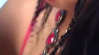 Two Latina Lesbians in the Pool