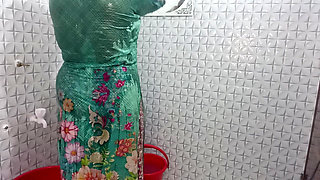 Desi girl bathroom shower hot