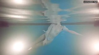 Sasha Vetochka Goes Naked Into The Pool