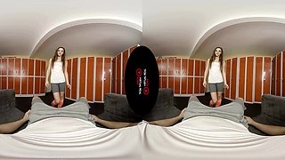 Personal Trainer Remake; Thin Young Babe Fucks Anal In The Locker Room Pov