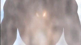 Plastic squeeze at blowjob movie