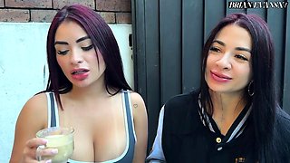 Brian Evansx Pounds Silvana Lee and Her Girlfriend in Wild Stepsister Foursome Packed with Blowjobs and