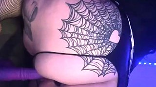 Amateur chick with a fat ass is punished with rough anal