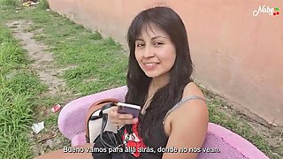 Hot Latina MILF Gives Amazing Blowjob by the Lake - Public Outdoor Fun