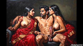 Threesome Indian sex