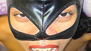 Pissing and Cumming in the Syringe and Throwing It Inside My Slutty Stepdaughter's Nose