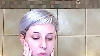 Big boobs milf masturbates with her dildo