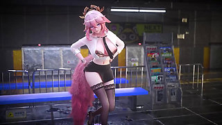 mmd Office Lady Uniform Pencil Skirt Lace Thong Secretary