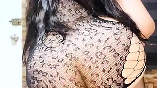 YOUNG LATINA BIG ASS MILF IN BABY DOLL TAKES OFF ALL HER CLOTHES UNDRESSES AND OPENS HER ANUS AND HER VAGINA IN FRONT OF THE CAMERA