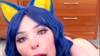Furry Costume BBC Passion With Busty Blonde Ecstasy