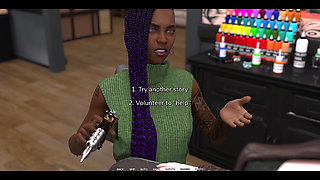 Taboo University 119 - Emo Girl Gets Fingered Hard in the Tattoo Parlor