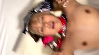 Beautiful Layer Usa-chan gets fucked by a fat wotaku