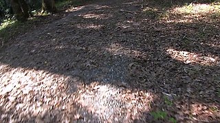 Redhead Masturbates Hairy in Tent