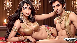 Indian family sex with hot Indian girl in hardcore 3D animated cartoon fantasy!