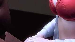 Beauty Nurse Fuck Big Cock Man - 3D Animation