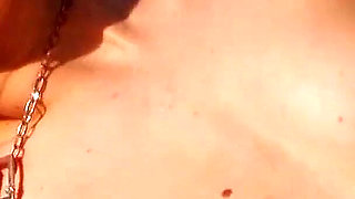 Skinny Milf Olly fucked by toyboy with thick lance on the beach