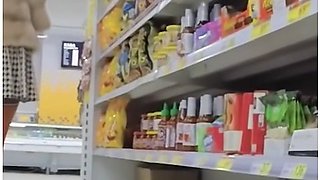 Walking Around The Store Without Panties