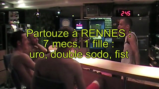 Gang bang with twink in sauna in Rennes