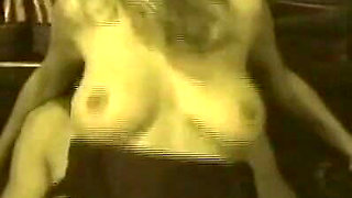 Fantastic Blonde MILF Fucked and Cummed in Mouth Monster Cock Vintage
