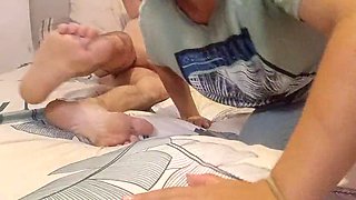 Stepfather Fucks Me Good in the Mouth and Cums in My Mouth and I Swallow the Cum