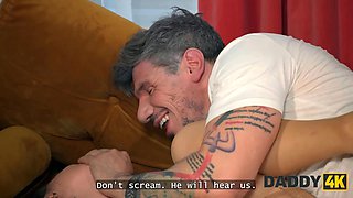 Daddy4k. swift secret porno with her bf's grandpa