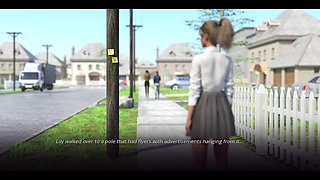 Village Slut Tranformation - Busty Dirty Blonde University Girl Gets Lost in a Strange Village
