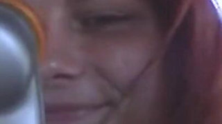 Bubble bunny Keke in a parking lot