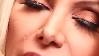 Horny Busty Blonde Brittany Andrews Finger Fucks Her Twat!