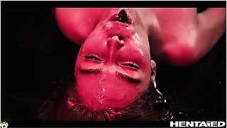 Deepthroat Cumflation - Anime Hentai Monster Cock Creampie And Dp All The Way Through