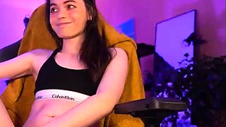 Amateur real small titted party teen slammed in gym class