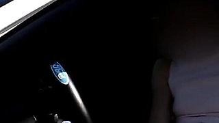 Huge Dildo Car Orgasms