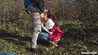 Petite Candie Lucianis Outdoor Fuck With Juan Lucho