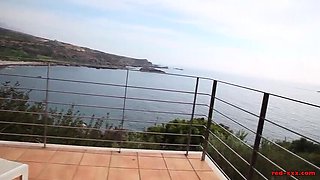 Redhead MILF Outdoor Masturbation with Pantyhose & Glass Dildo - Dirty Talk & Multiple Orgasms