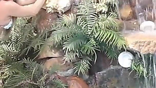 The Mistress Takes the Pool Cleaner and Him in the Pool