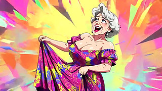 Big Boob Grans Dancing Animation