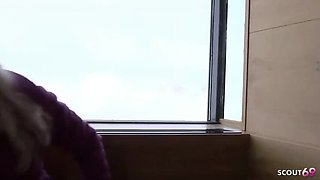 German MILF Julia Pink Public Ski Lift Blowjob - Risky Outdoor Sex with Conny Dachs