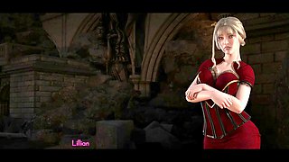 Big nipples and natural tits on display in this ordered cartoon fantasy