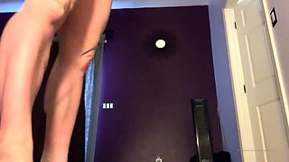 Cute curly brunette solo webcam masturbation