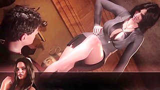 Sizzling three-way office action featuring Sapnabhabhi87