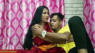 Hot Step-aunty Sex with Clear Dirty Talking