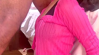 Hot Girl Doing Blowjob In Hotel Room And Swallowing Cum Of Boyfriend