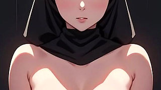 Gol Big Boobed Anime with Hijab Nude