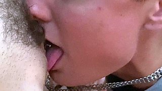 Amateur lesbo licks and fingers real hairy pussy in hd